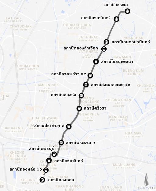 รถไฟฟ้าสายสีเทา ร่างใหม่ของรถโดยสารด่วนพิเศษ BRT