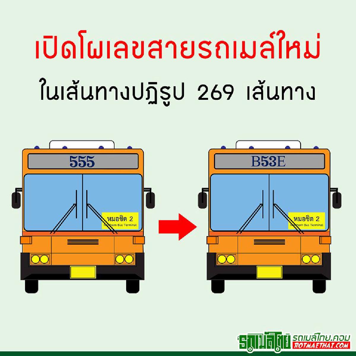 สุดงง!!! เปลี่ยนสายเลขรถเมล์ใหม่ 269 เส้นทาง ทำไปทำไม??