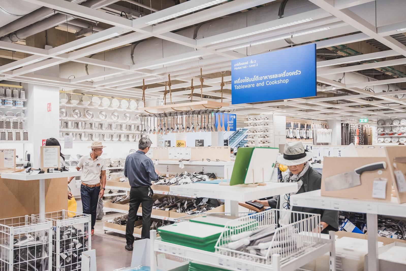 ถูกและดีที่อิเกีย บางใหญ่ (IKEA) โซนเครื่องใช้บนโต๊ะอาหารและเครื่องครัว