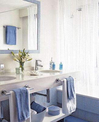 การเลือกโทนสีน้ำเงิน นับเป็นหนึ่งในส่วนสำคัญของการออกแบบห้องน้ำ Modern ให้สวยได้ดั่งใจคุณ