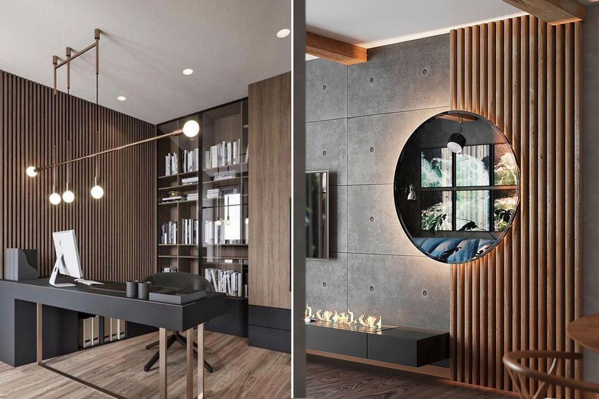 เพิ่มความอบอุ่นผ่านไอเดียแต่งห้องด้วย ‘ระแนงไม้’