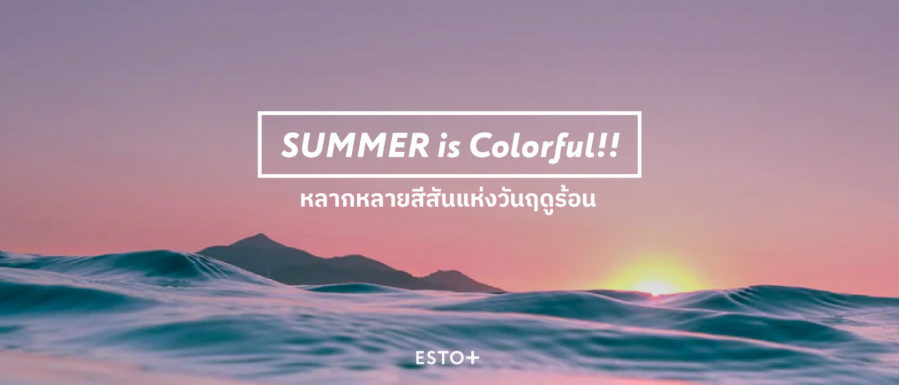 รูปบทความ SUMMER is Colorful!! หลากหลายสีสันแห่งวันฤดูร้อน