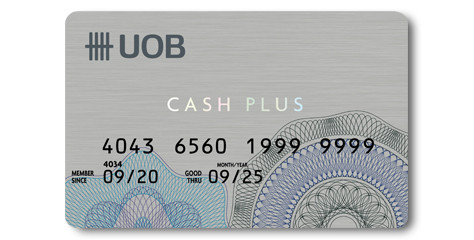 บัตรกดเงินสด 2564 UOB Cash Plus