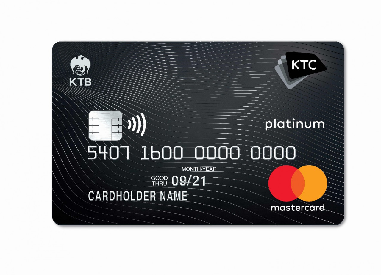 บัตรเครดิต Cashback MRT 2564 KTC Mastercard Platinum