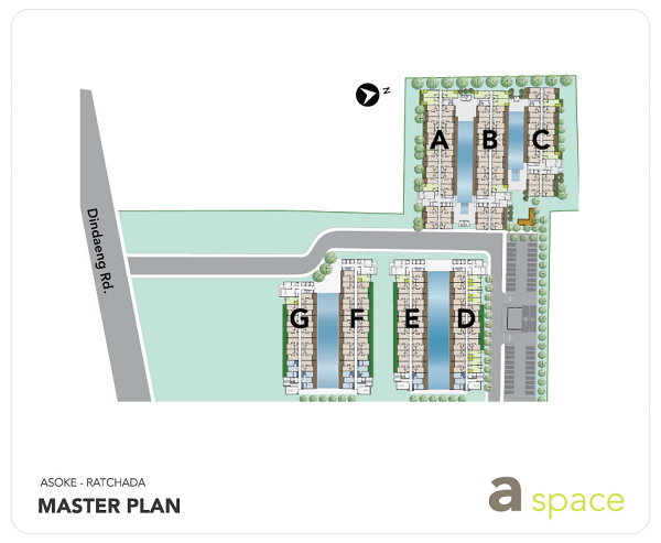 แผนผังอาคาร a space อโศก รัชดา