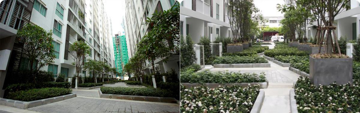 พื้นที่ส่วนกลางของ เอ สเปซ อโศก-รัชดา (a space asoke-ratchada)