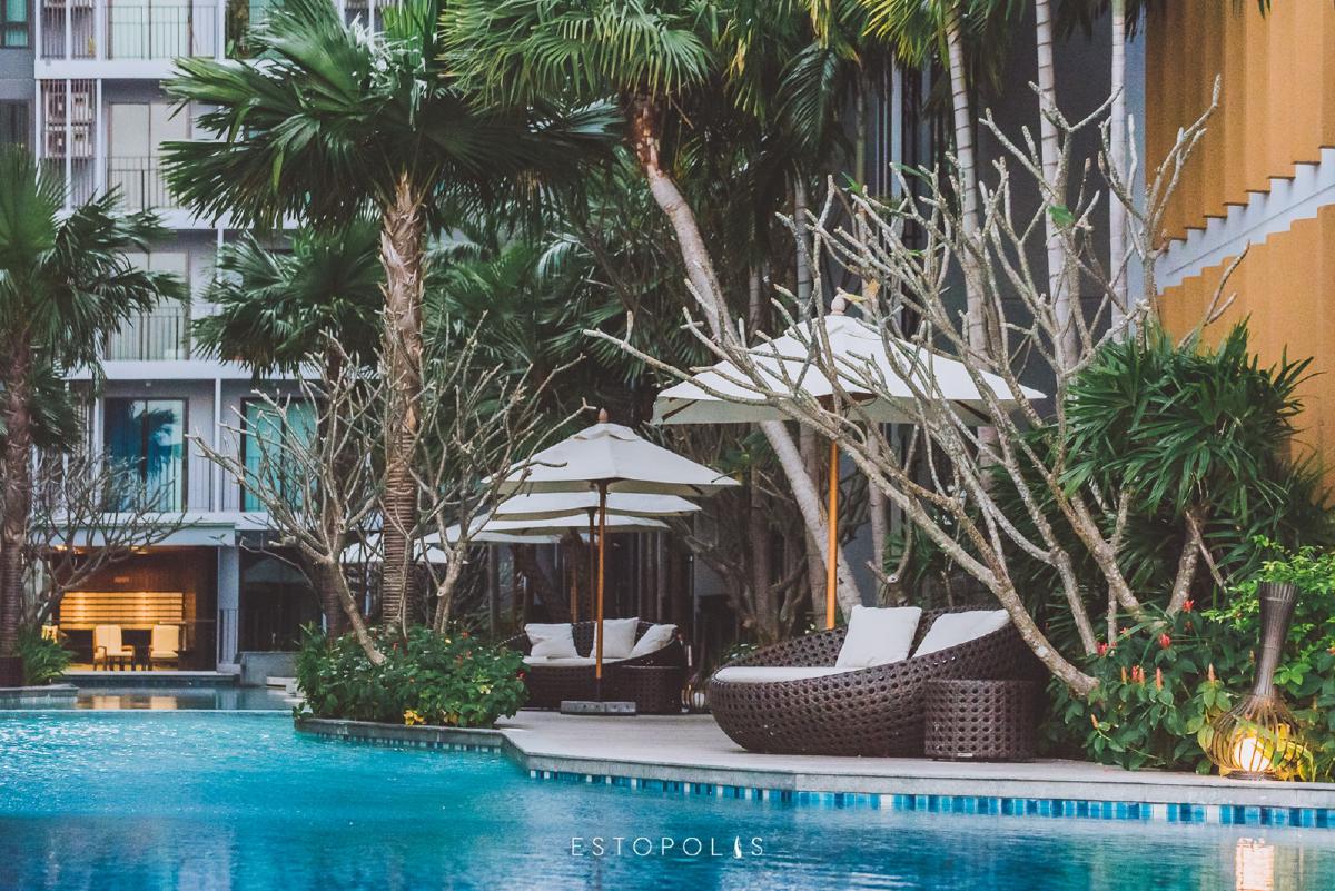 พื้นที่ส่วนกลางของ Metro Luxe Riverfront รัตนาธิเบศร์