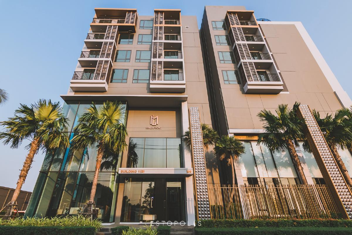 อาคาร B ของคอนโด Metro Luxe Riverfront รัตนาธิเบศร์