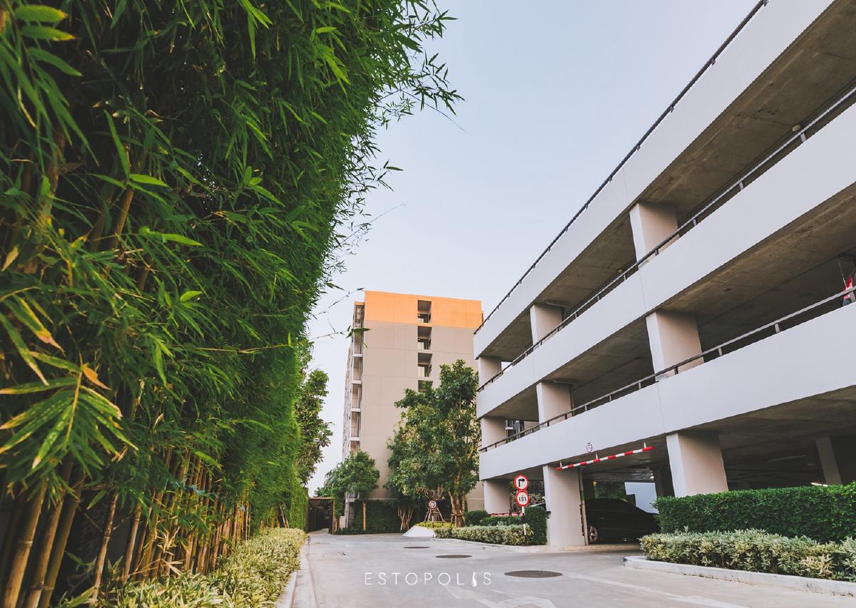 บรรยากาศภายในโครงการ Metro Luxe Riverfront รัตนาธิเบศร์