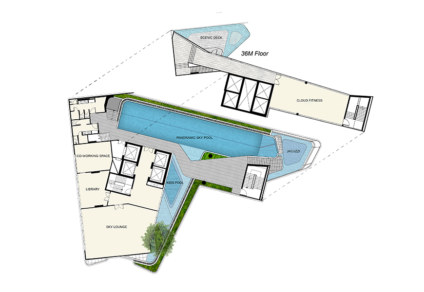 ชั้นที่ 36 ของโครงการ Ideo Mobi Asoke (ไอดีโอ โมบิ อโศก)