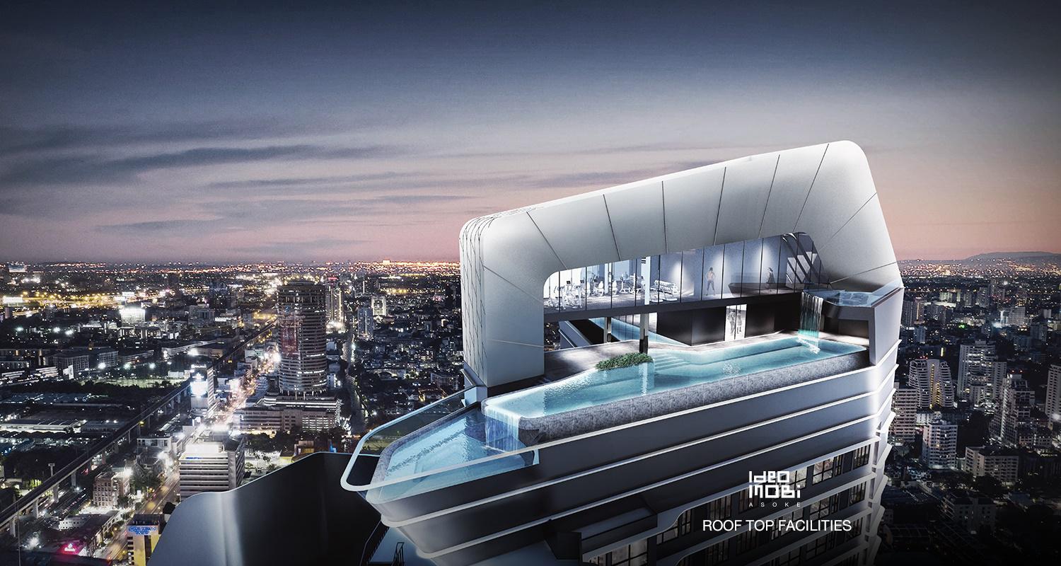 Swimming Pool ของคอนโด  Ideo Mobi Asoke (ไอดีโอ โมบิ อโศก)