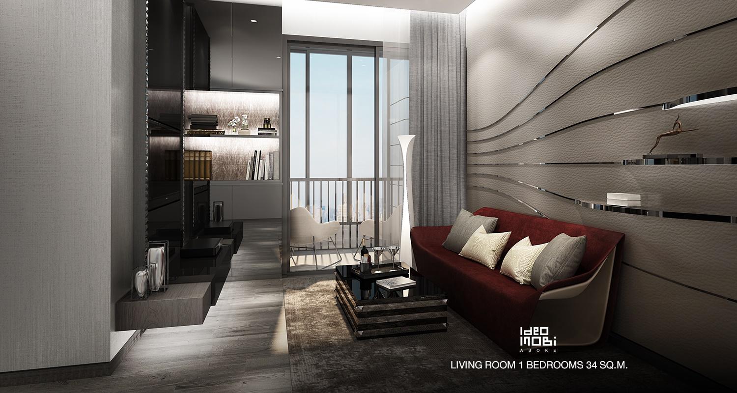 ภาพห้องตัวอย่างของคอนโด Ideo Mobi Asoke (ไอดีโอ โมบิ อโศก)