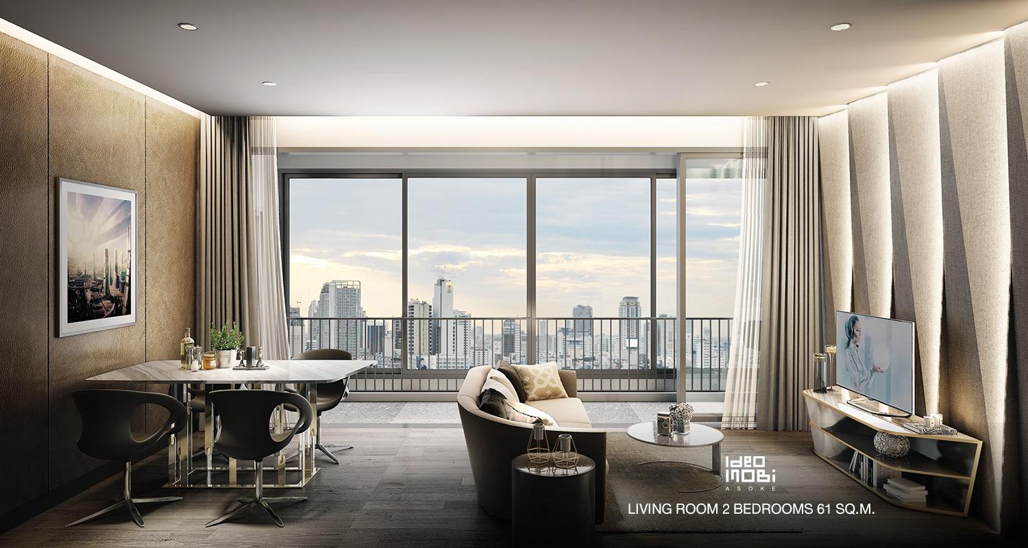 ภาพห้องตัวอย่างของคอนโด Ideo Mobi Asoke (ไอดีโอ โมบิ อโศก)