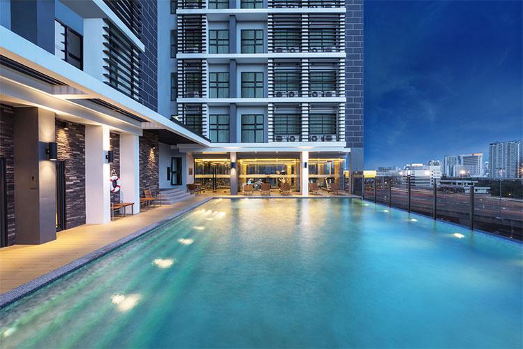 บรรยากาศพื้นที่ส่วนกลางของคอนโด  Rhythm Asoke 2 (ริทึ่ม อโศก 2)