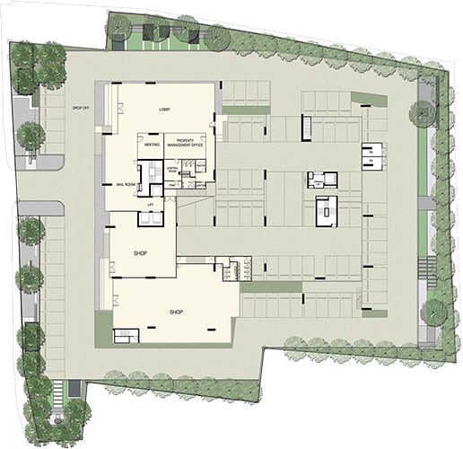 Ideo mobi rama 9 (ไอดีโอ โมบิ พระราม 9) ชั้น G Floor