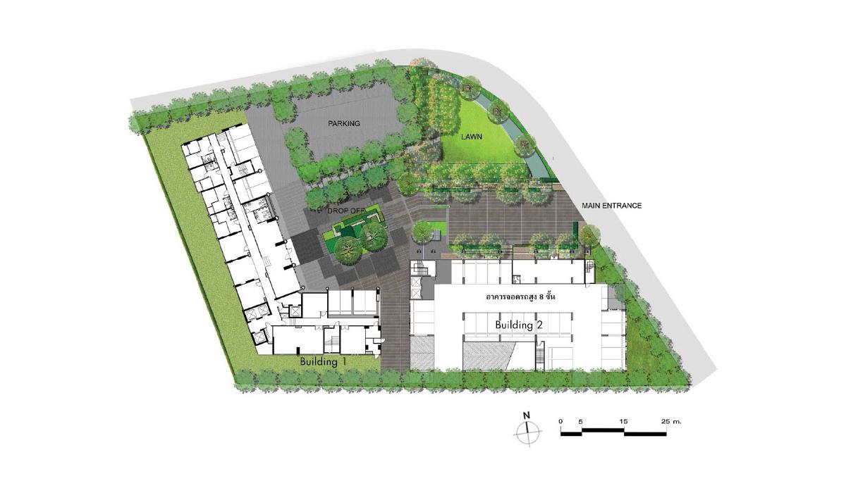Master plan ของคอนโด The Base Park West สุขุมวิท 77