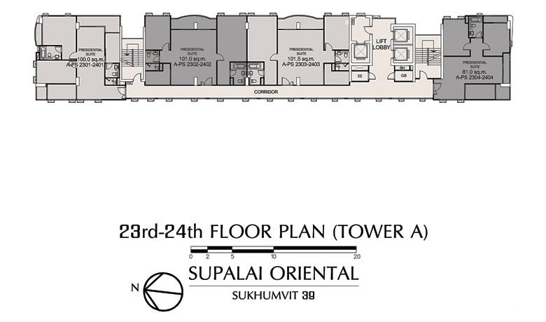 คอนโดหรู_กรุงเทพ_Supalai Oriental Sukhumvit 39 (ศุภาลัย โอเรียนทัล สุขุมวิท 39) อาคาร A ชั้น 23-24