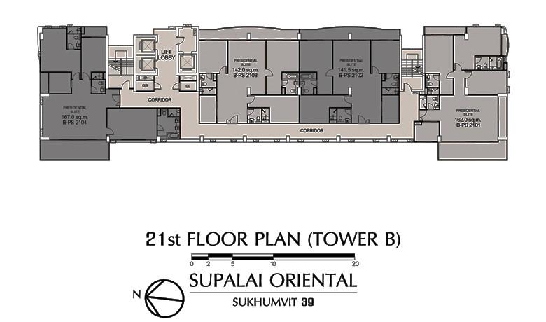 คอนโดหรู_กรุงเทพ_Supalai Oriental Sukhumvit 39 (ศุภาลัย โอเรียนทัล สุขุมวิท 39) อาคาร B ชั้น 21