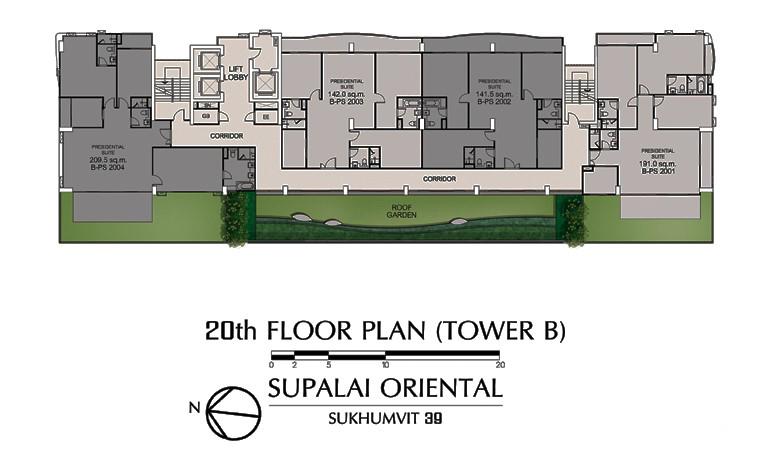 คอนโดหรู_กรุงเทพ_Supalai Oriental Sukhumvit 39 (ศุภาลัย โอเรียนทัล สุขุมวิท 39) อาคาร B ชั้น 20