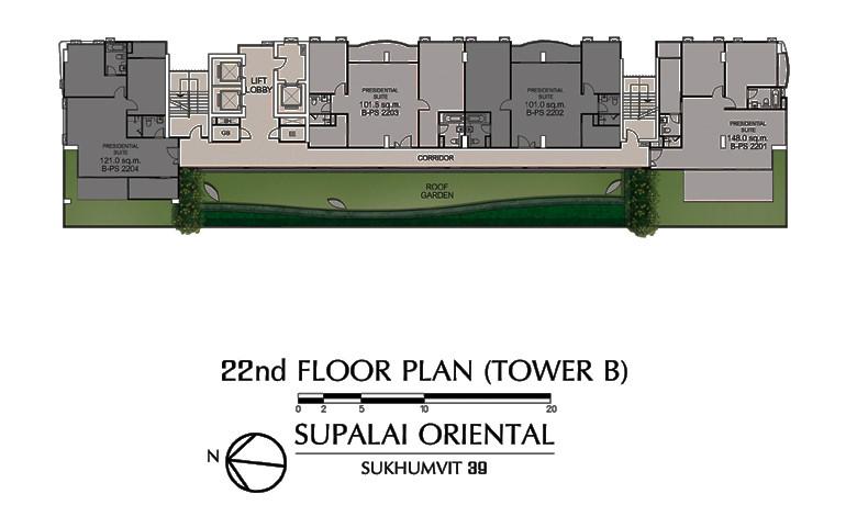 คอนโดหรู_กรุงเทพ_Supalai Oriental Sukhumvit 39 (ศุภาลัย โอเรียนทัล สุขุมวิท 39) อาคาร B ชั้น 22