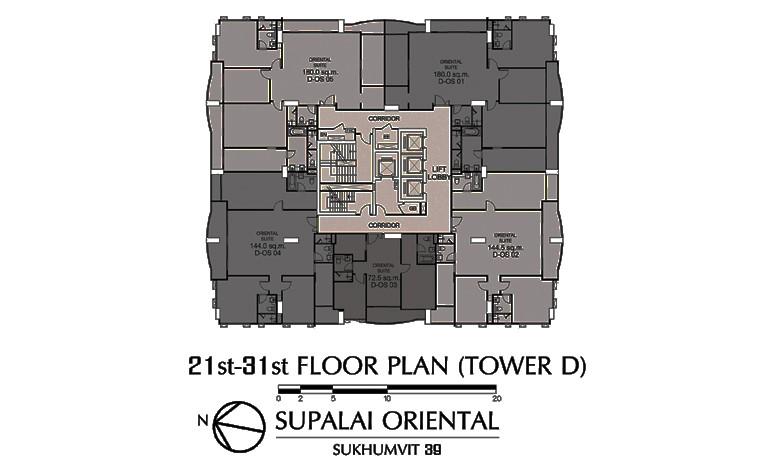 คอนโดหรู_กรุงเทพ_Supalai Oriental Sukhumvit 39 (ศุภาลัย โอเรียนทัล สุขุมวิท 39) อาคาร D ชั้น 21-31