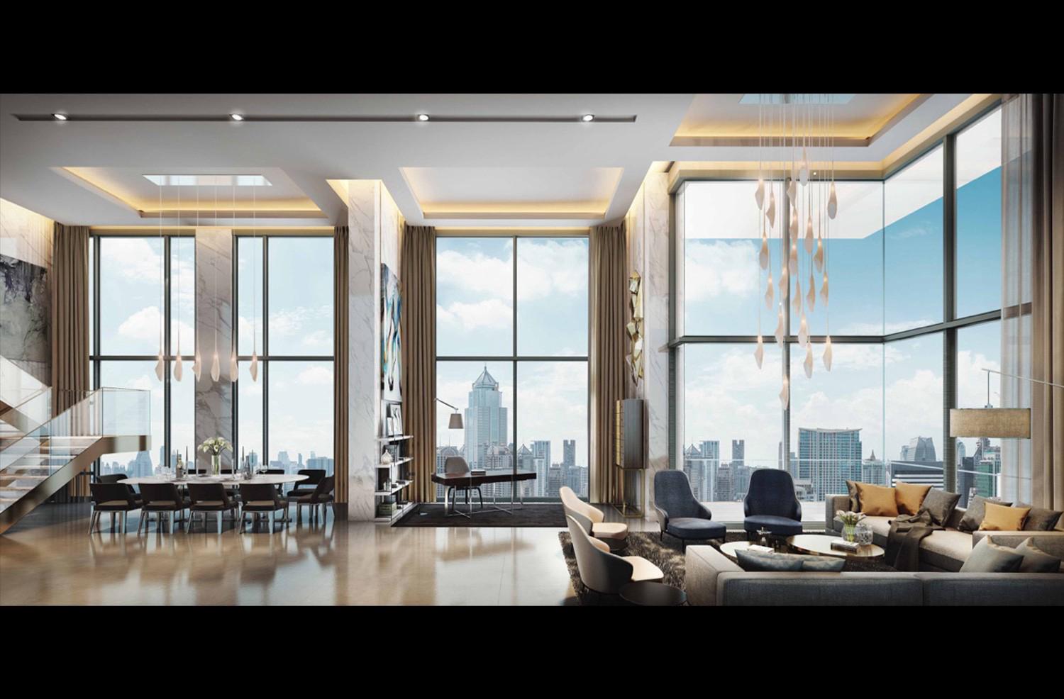 ภาพบรรยากาศภายในห้องของคอนโด คิว สุขุมวิท (Q Sukhumvit)