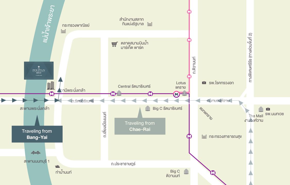 แผนที่ The politan breeze