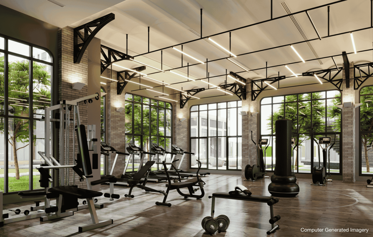 รีวิว แอทโมซ คาแนล รังสิต atmoz-kanaal_rangsit คอนโดเปิดใหม่ 2565 ส่วนกลาง ฟิตเนส