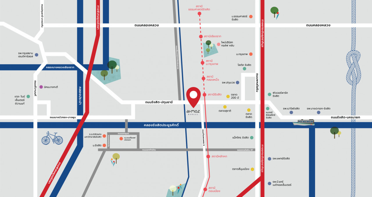 รีวิว-แอทโมซ-คาแนล-รังสิต-atmoz-kanaal_rangsit-คอนโดเปิดใหม่-2565-แผนที่