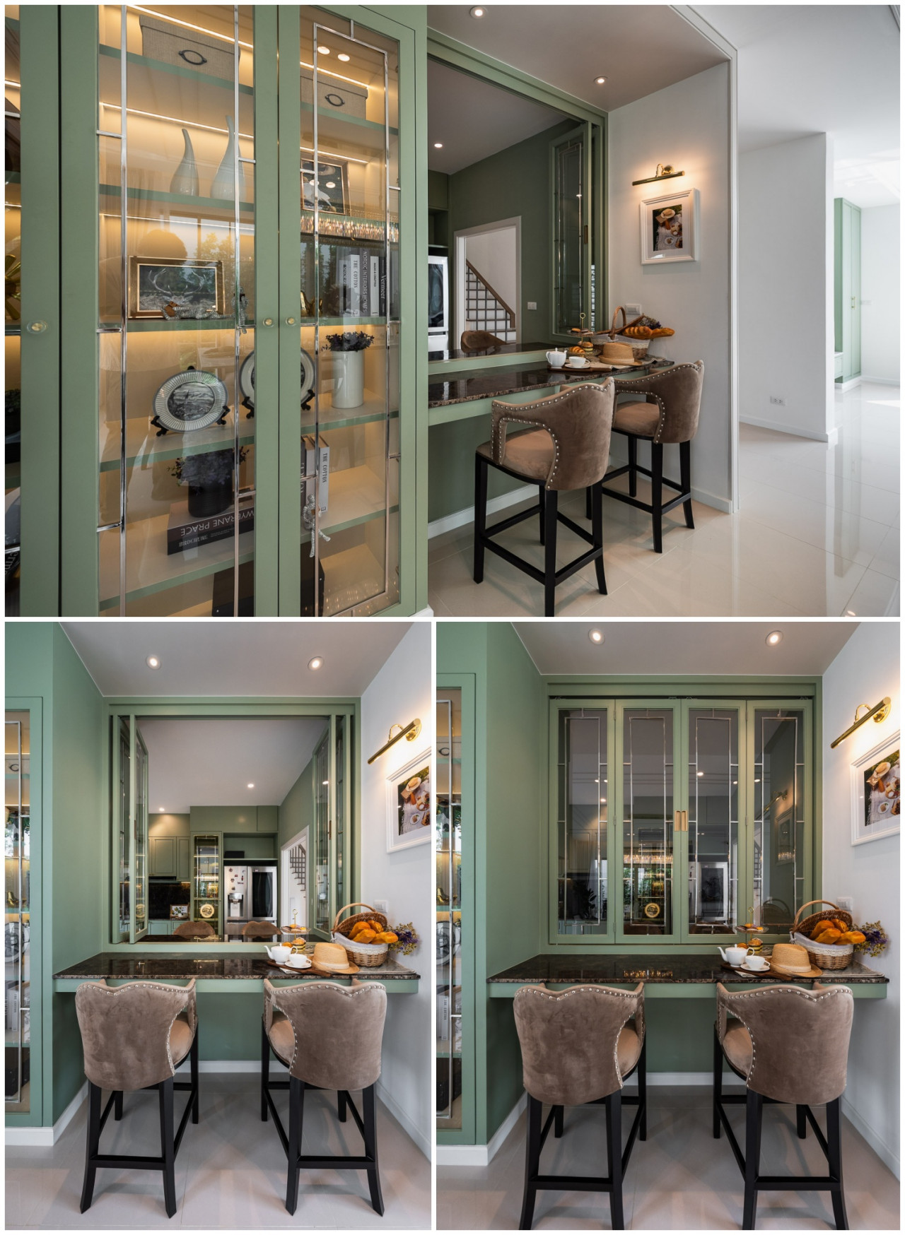 รีวิว บารานี บลิซ รังสิต คลอง 3 Baranee Bliss Rangsit Khlong 3_รีวิวแบบบ้าน Richmond Dining Area ก่อด้วยอิฐมวลเบา ต่อเติมได้