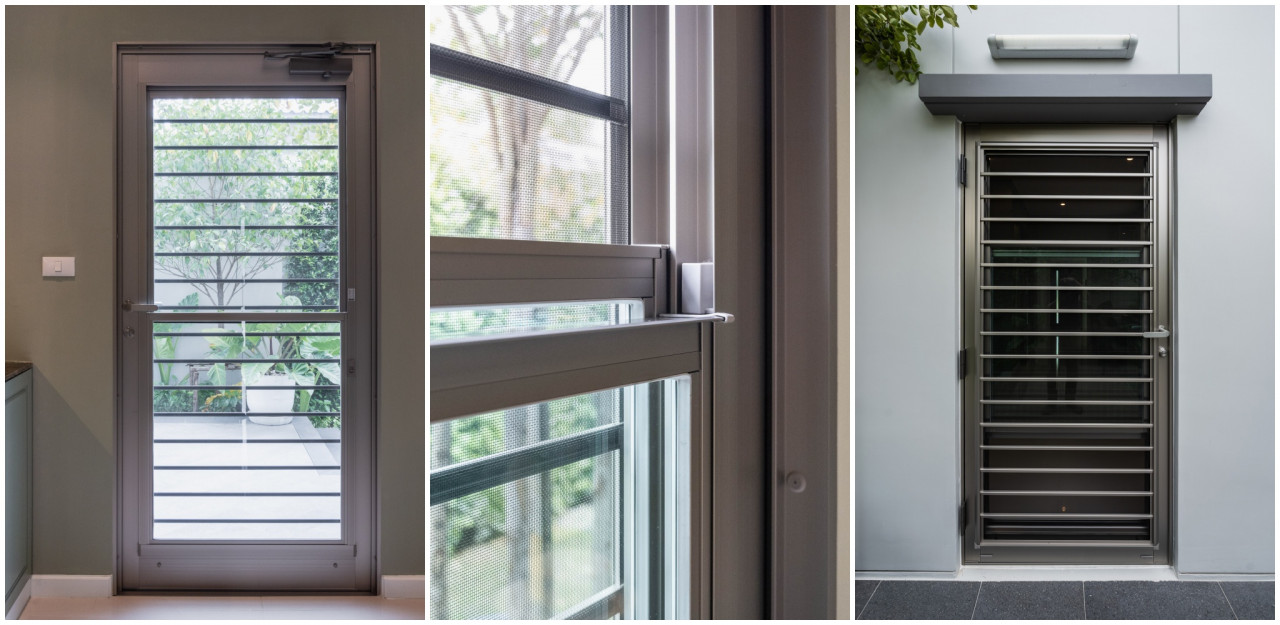 รีวิว บารานี บลิซ รังสิต คลอง 3 Baranee Bliss Rangsit Khlong 3_รีวิวแบบบ้าน Richmond ประตูห้องครัว Tostem นวัตกรรม Air Flow ระบายอากาศได้