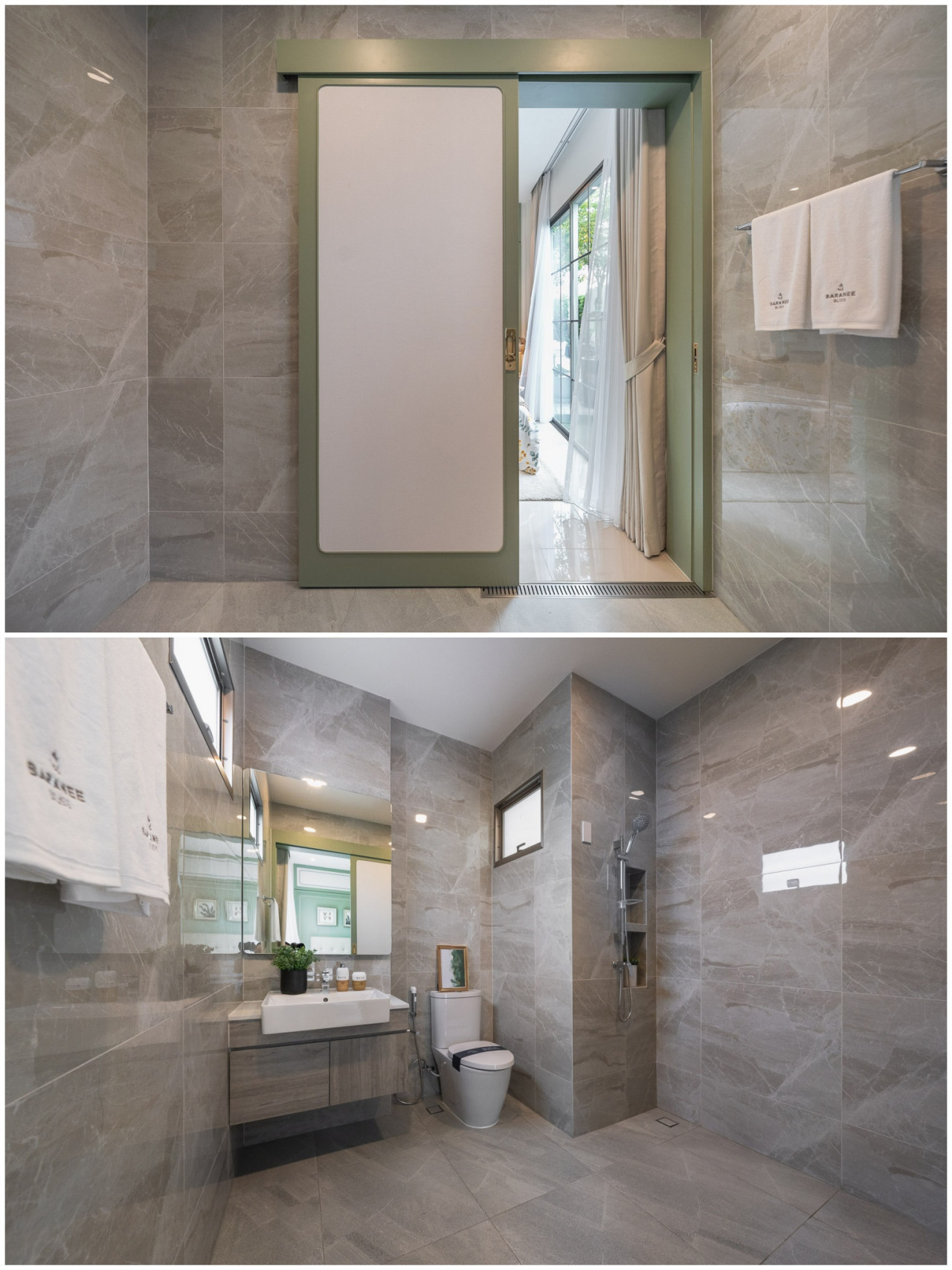 รีวิว บารานี บลิซ รังสิต คลอง 3 Baranee Bliss Rangsit Khlong 3_รีวิวแบบบ้าน Richmond ห้องน้ำแบบ Universal รองรับรถเข็น