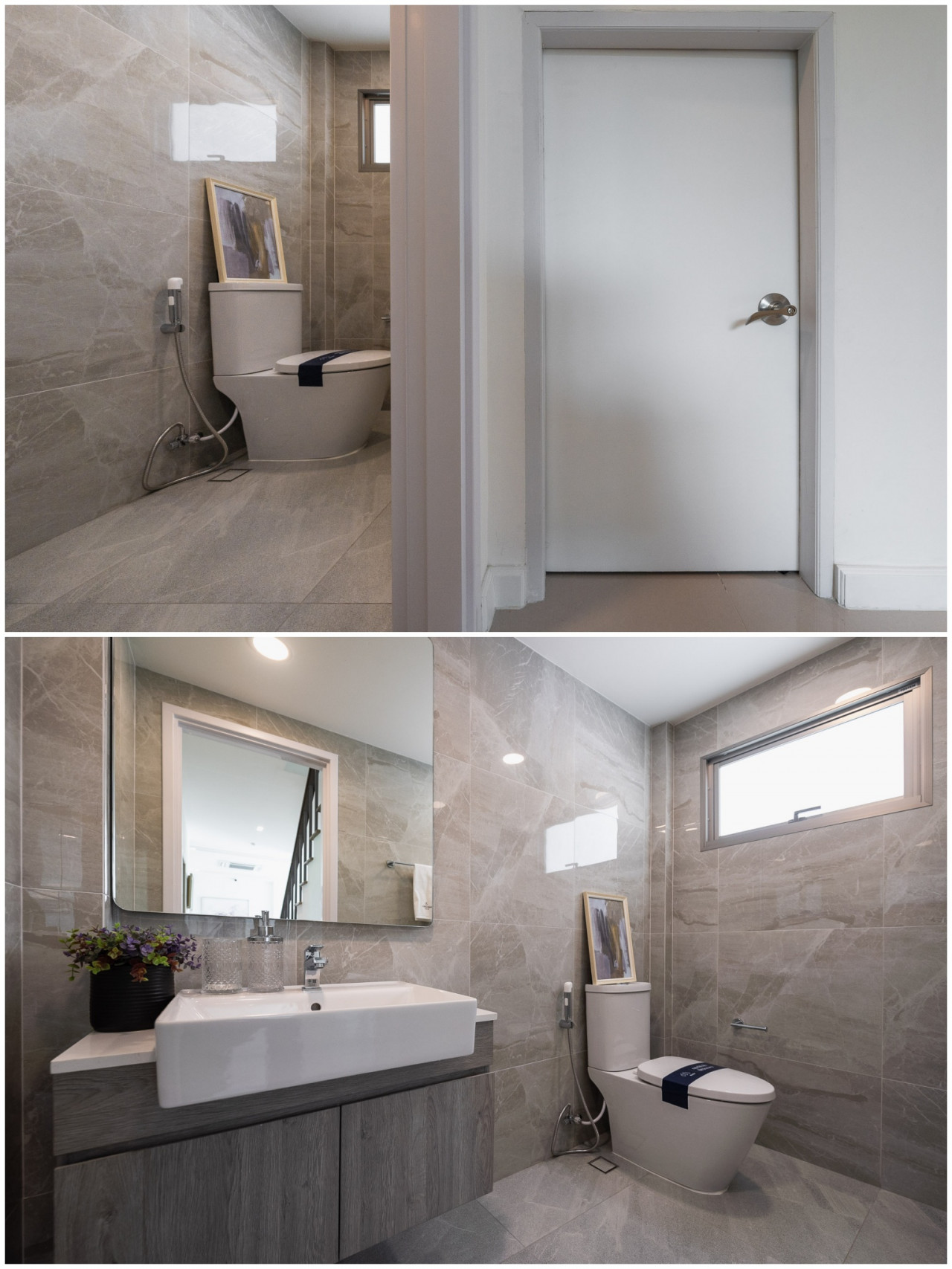 รีวิว บารานี บลิซ รังสิต คลอง 3 Baranee Bliss Rangsit Khlong 3_รีวิวแบบบ้าน Richmond Powder Room และห้องเก็บของ