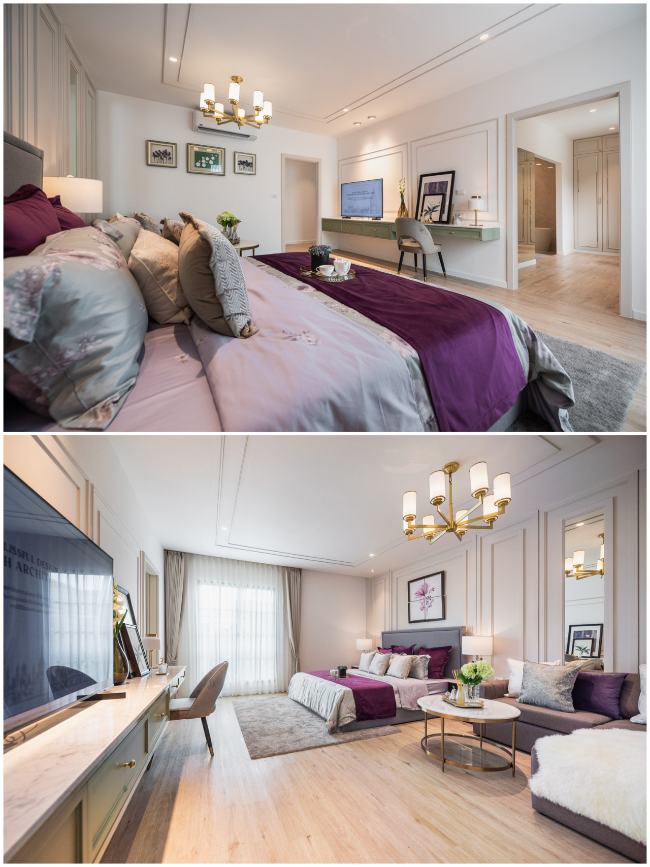 รีวิว บารานี บลิซ รังสิต คลอง 3 Baranee Bliss Rangsit Khlong 3_รีวิวแบบบ้าน Richmond Master Bedroom ฟังก์ชันหลากหลาย