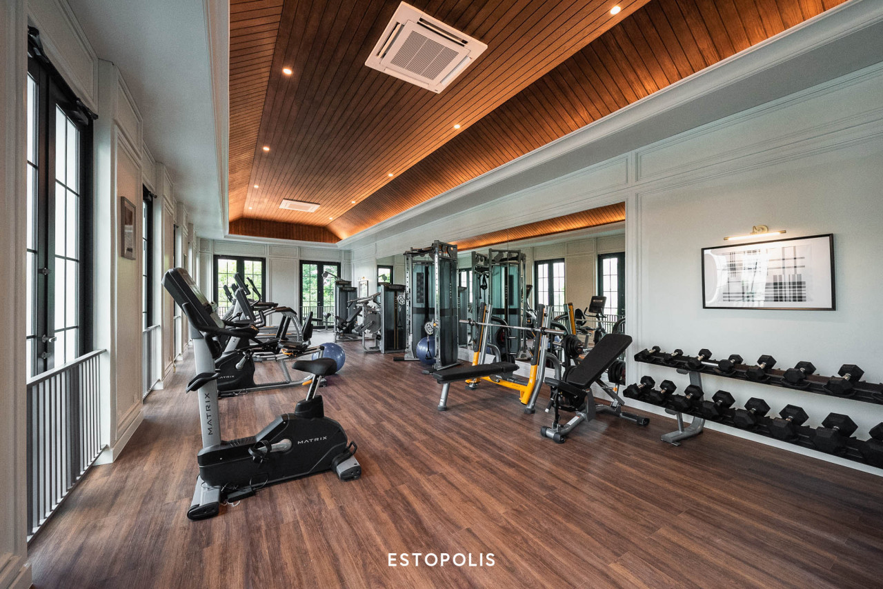 รีวิว บารานี บลิซ รังสิต คลอง 3 Baranee Bliss Rangsit Khlong 3_รีวิวส่วนกลาง ฟิตเนส